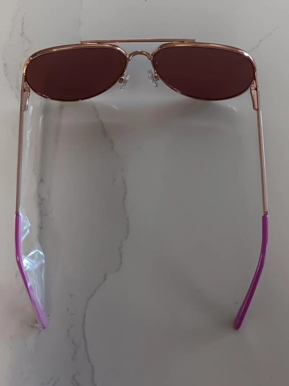 STEVE MADDEN Sunglasses Aviators Pink NEW